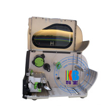 Impresora de la impresión de la etiqueta del cuidado de la ropa de la ropa de TTP 346MU 300DPI con el cortador auto